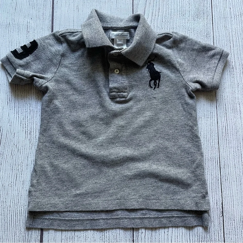 Ralph Lauren Grey Polo Size 24 months